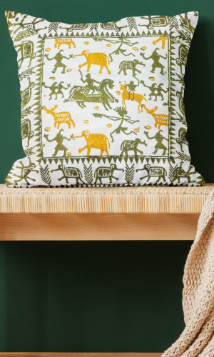 Bheembetika Handblock Printed Cushion Covers