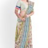 Bheembetika Design Handblock Printed Maheshwari Saree