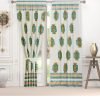 Maheshwar Fort Carving Motif Hand Block Printed Curtain