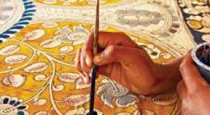 **The Art of Kalamkari Printing: A Journey Through Tradition and Craftsmanship**