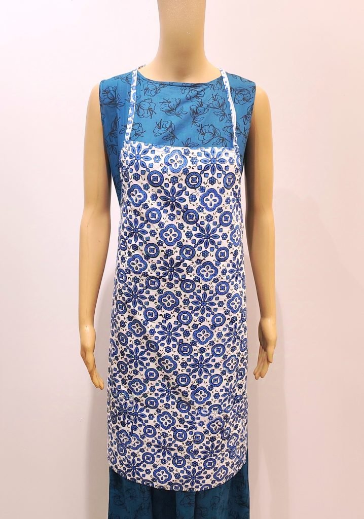 Blue Buti Design Apron