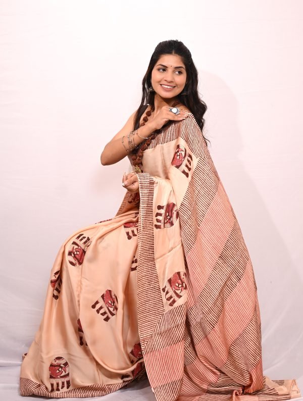 Gajdevika modal silk saree