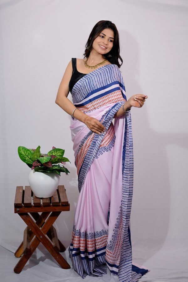 Dhari modal silk saree MD 22