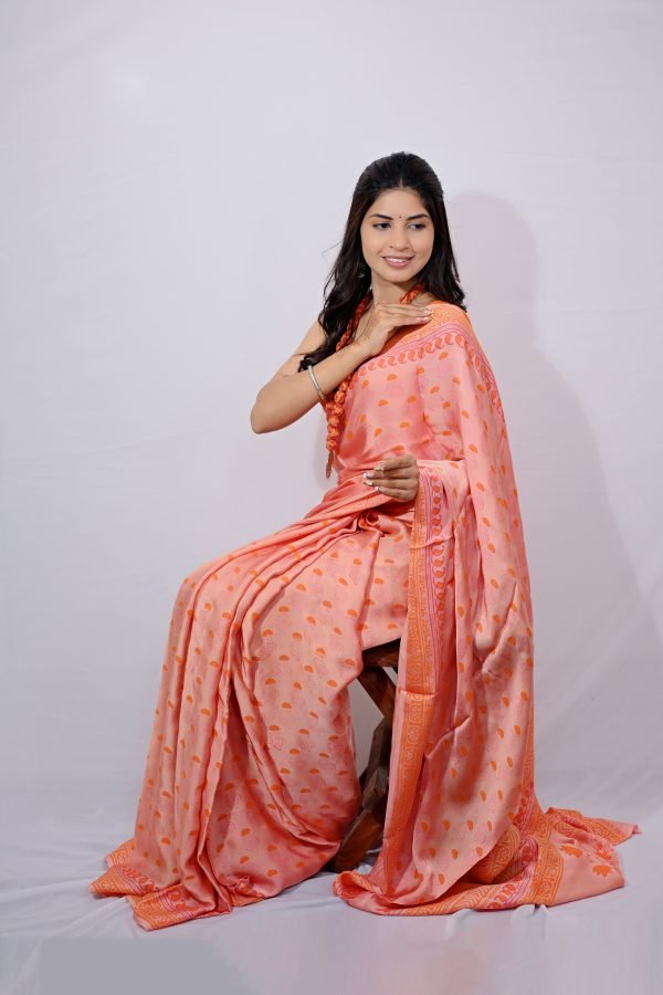 Swarn booti modal silk saree MD 11