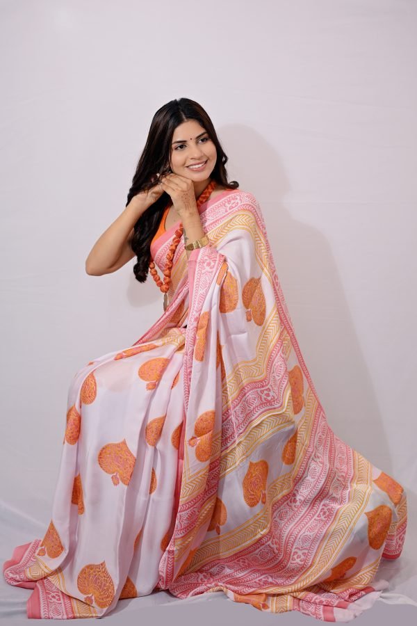 Panchtatva modal silk saree