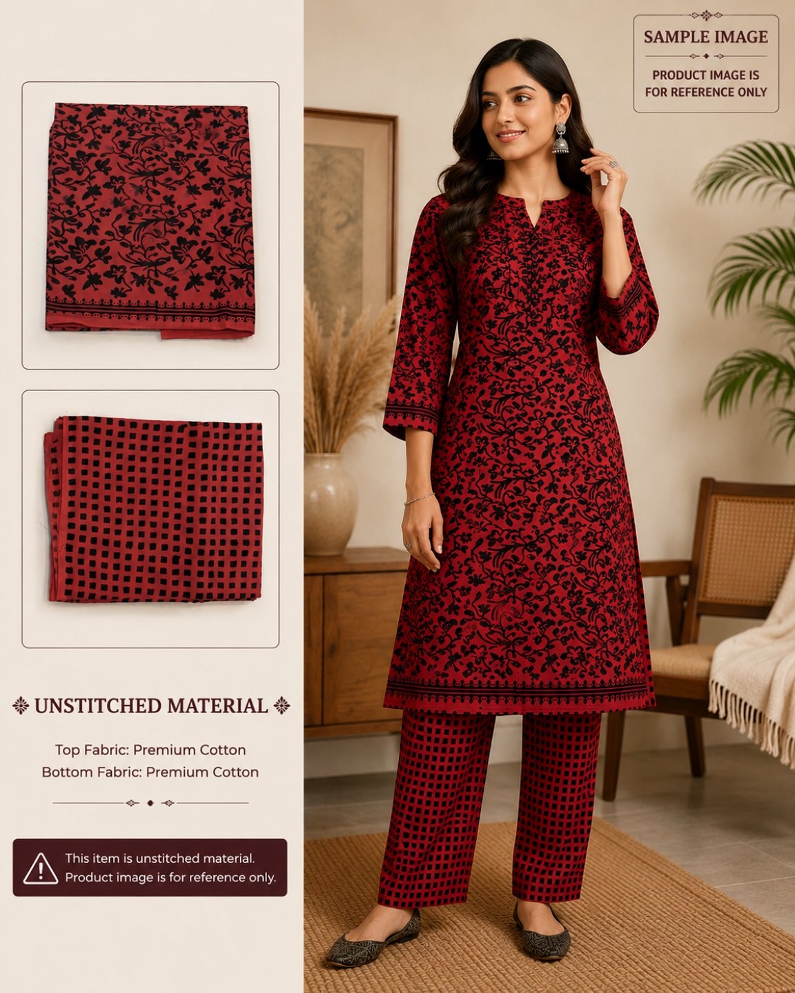 Unstiched 2 Piece Suit Material