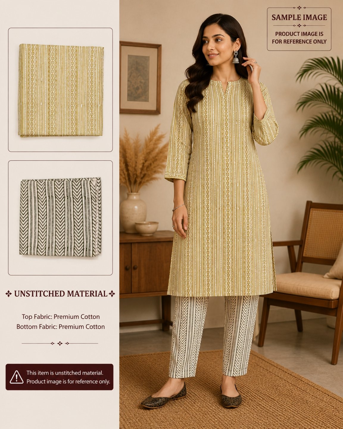 Unstiched 2 Piece Suit Material